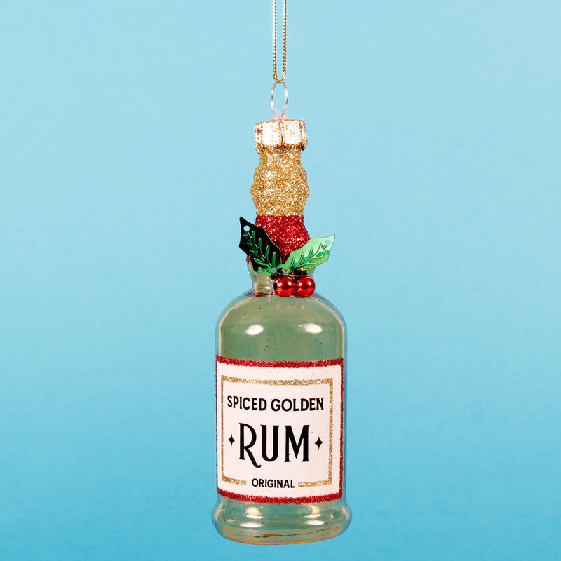 Spiced Golden Rum Shaped Bauble