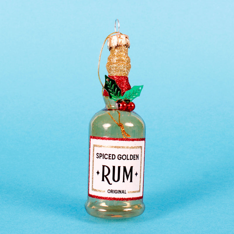 Spiced Golden Rum Shaped Bauble