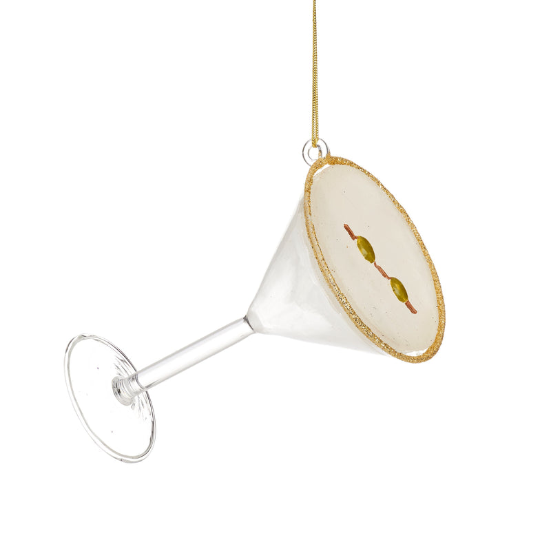 Martini Cocktail Hanging Christmas Bauble