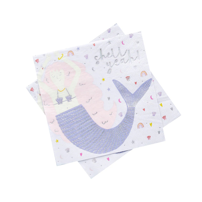 Magical Mermaid 3ply Napkins Pack of 20