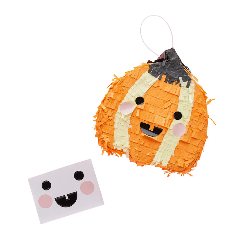 Orange Pumpkin Pinata Halloween (H)21.5 cm x (L)20 cm x (W)10 cm)