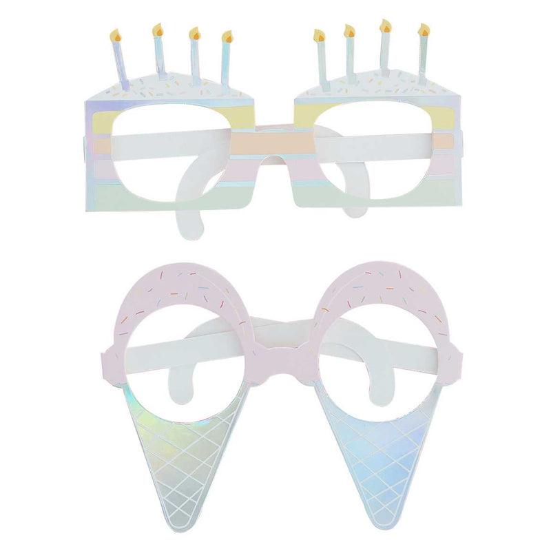 Pastel Fun Party Glasses Pack of 8