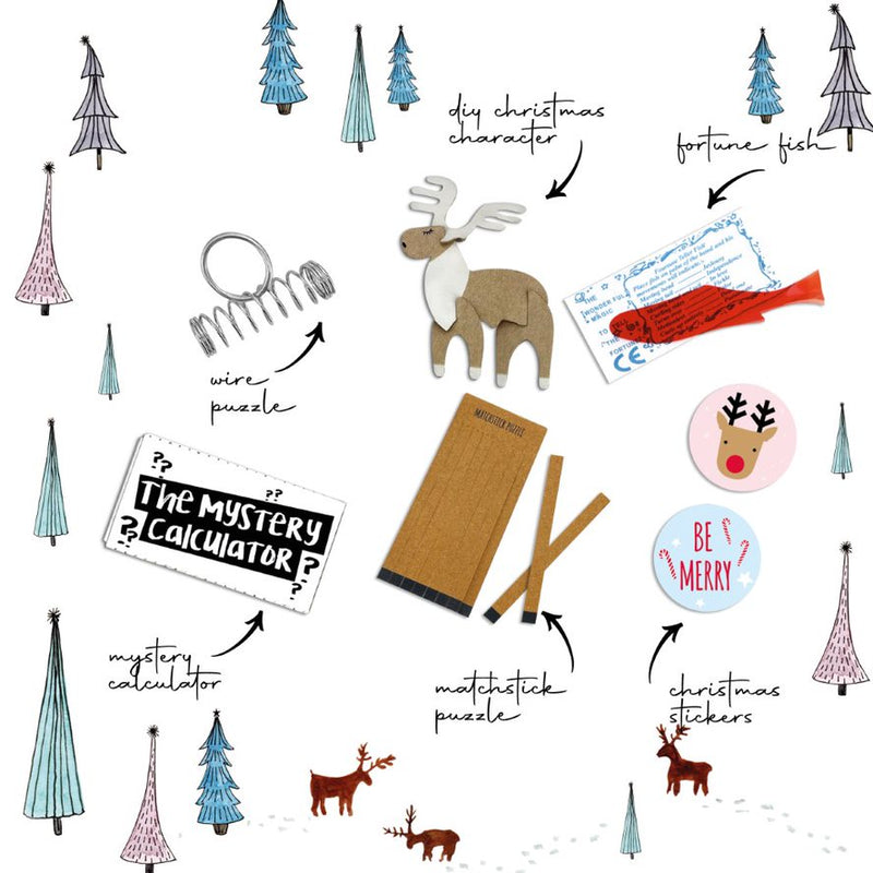 Woodland Forest Christmas Crackers Small Pack of 6