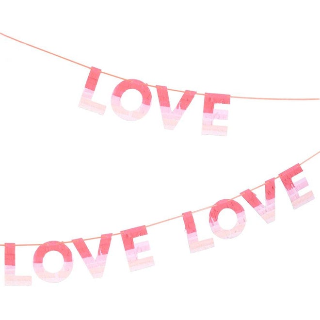 Love Pink Ombre Garland
