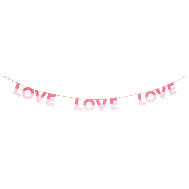 Love Pink Ombre Garland