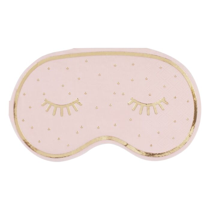 Pamper Day Pink Eye Mask Napkins Pack of 16