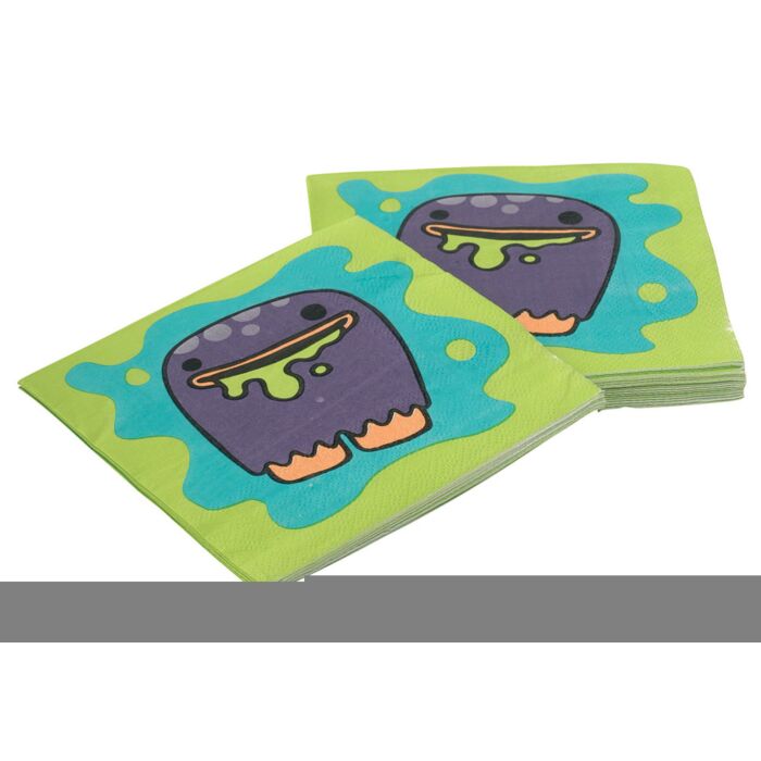 Purple Monster Madness Napkins Pack of 20