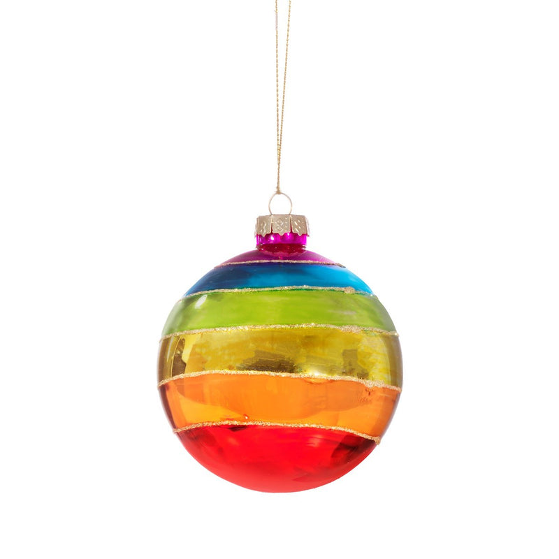 Rainbow Traditional Shaped Bauble