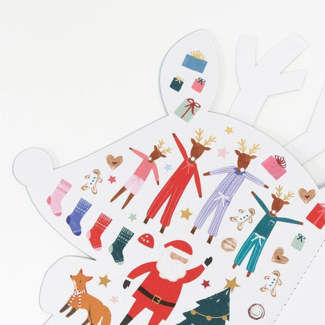Reindeer Sticker and Sketchpad