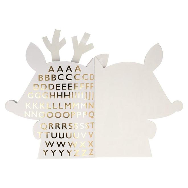 Reindeer Sticker and Sketchpad