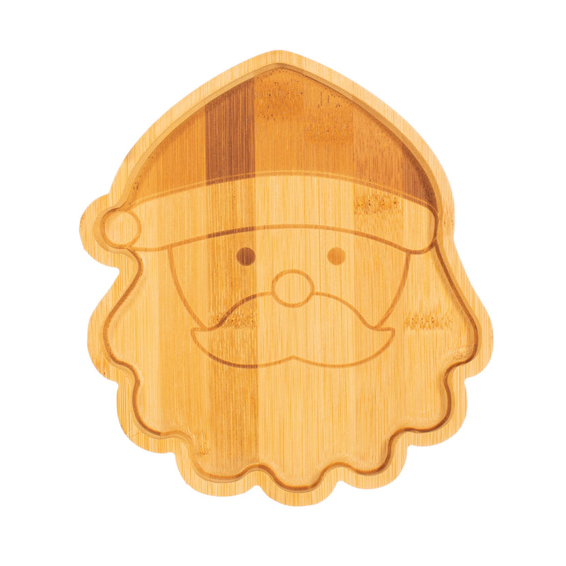 Santa Bamboo Plate