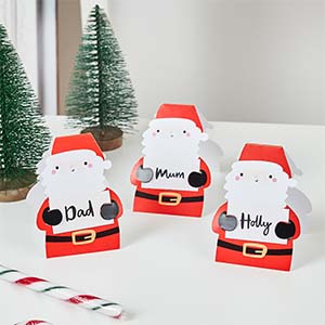 Santa Place Cards Pack of 10