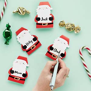 Santa Place Cards Pack of 10