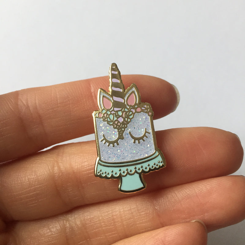Unicorn Cake Enamel Pin