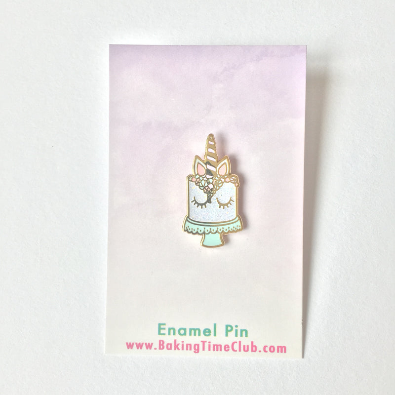 Unicorn Cake Enamel Pin