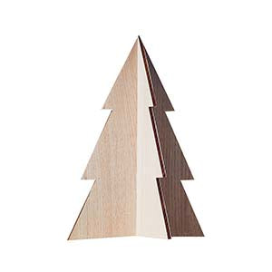 Christmas Tree Wooden Cake Topper Pack of 1